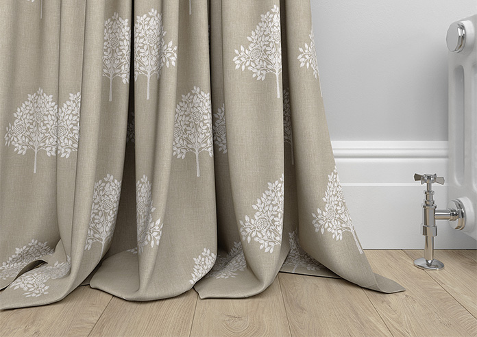 William Morris At Home Marigold Tree Embroidery, Linen - Made to Measure Curtains - Image 6